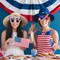 8-Pack 4th of July American Flag Paper Sunglasses, USA Patriotic Party Glasses and Photobooth Props for Independence Day, Memorial Day, Labor Day, and Party Favors